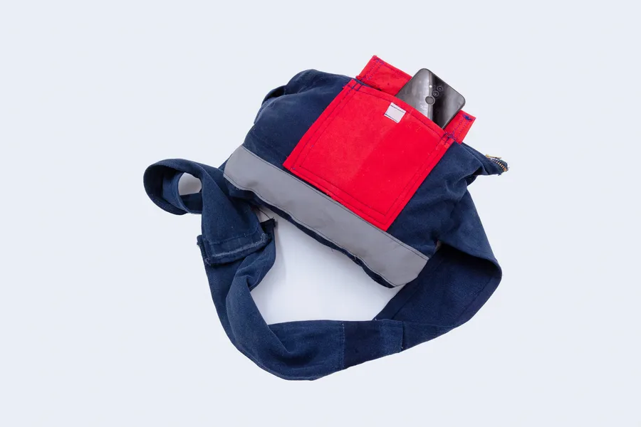 Upcycled sling bag