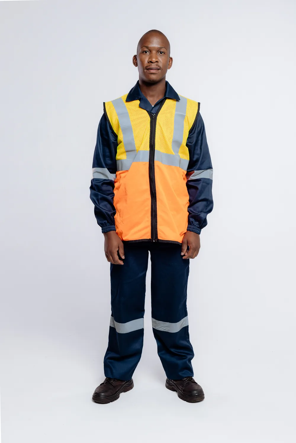 Orange hi-vis jacket